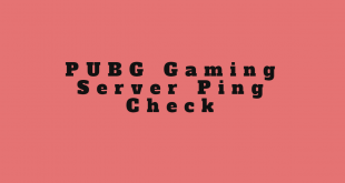 PUBG Gaming Server Ping Check
